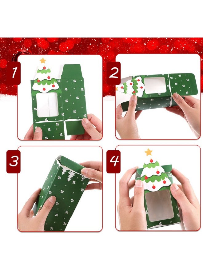 Eaasty 18 Count Christmas Cash Gift Boxes For Gifting Money With Clear Window Money Holder For Cash Gift Holiday Paper Gift Boxes Christmas Santa Tree Ornament Gift Wrap Boxes For Presents  - Image 2