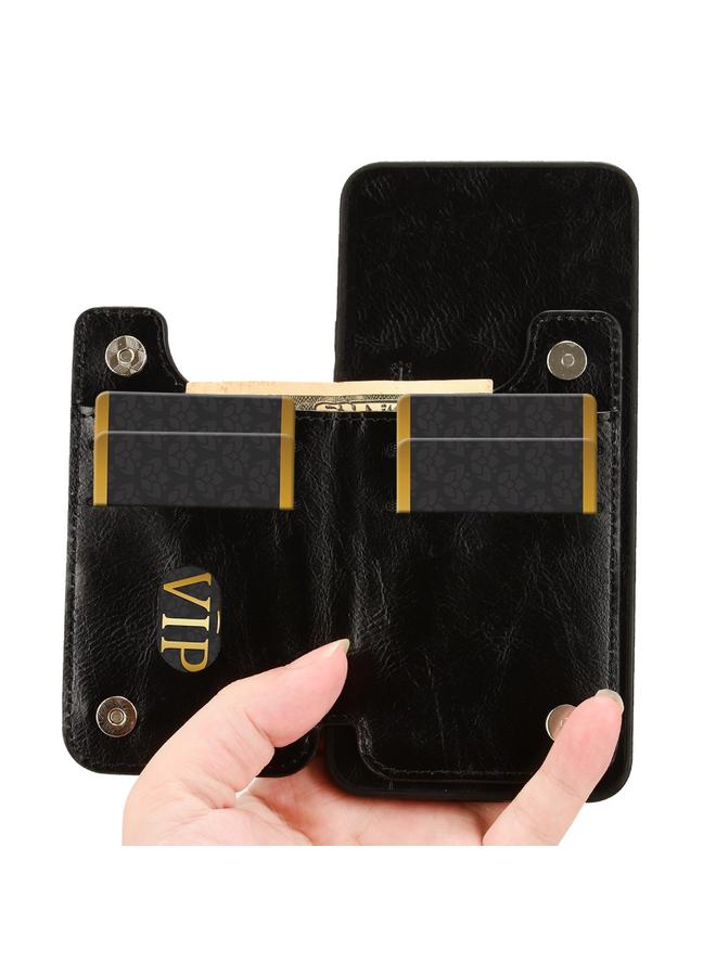 S-TOP Case For Samsung Galaxy M54 5G Cow Pattern Sewing Card Bag Phone Case - Image 3