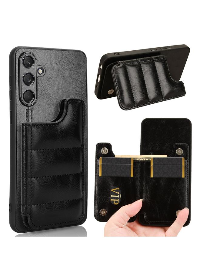 S-TOP Case For Samsung Galaxy M54 5G Cow Pattern Sewing Card Bag Phone Case - Image 1