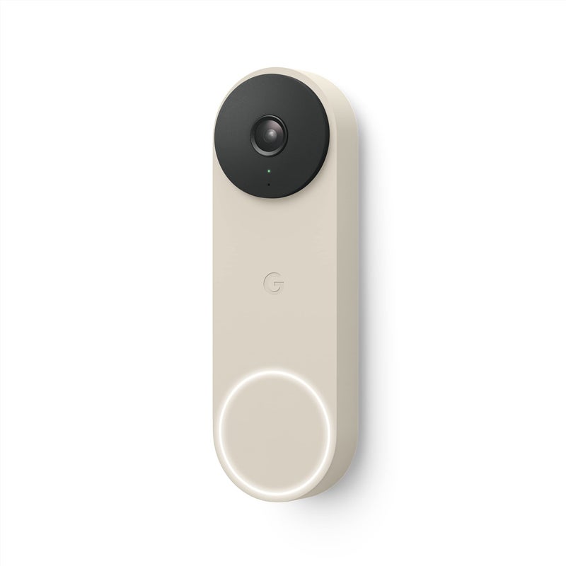 Google Nest Doorbell Wired 2nd Gen Wired Video Doorbell Camera Doorbell Security Camera Linen - Image 2