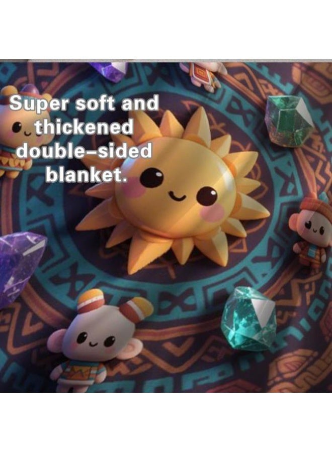 general Flannel thin blanket (warm and comfortable, suitable for sleep, gaming, dust removal and sandproof) 150cm*200cm - 626 - Image 1