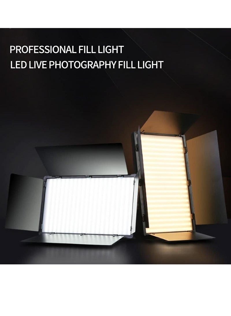 MIGOFAST 800 LED light video light kit, rechargeable and plug-powered camera video light, 3200K-5600K camera video light， rechargeable and plug-powered video conference live light  - Image 4