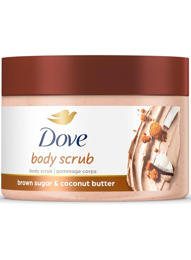 Dove Body Scrub Brown Sugar & Coconut Butter, 10.5 oz - Image 1