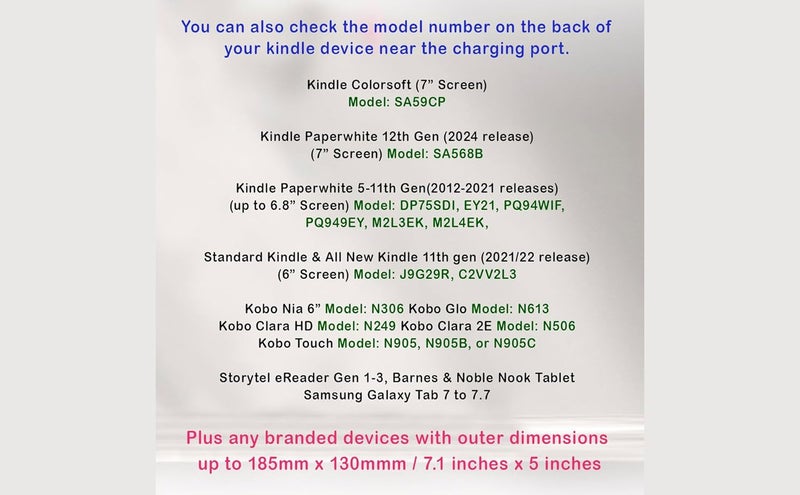 KleverCase Universal Book Cover for eBook Readers. Fits All e-Reader Brands Including Kobo, Nook, Kindle Paperwhite (inc 12th Gen & Signature Edition), Kindle, storytel and More. (Ornate Green) - Image 5