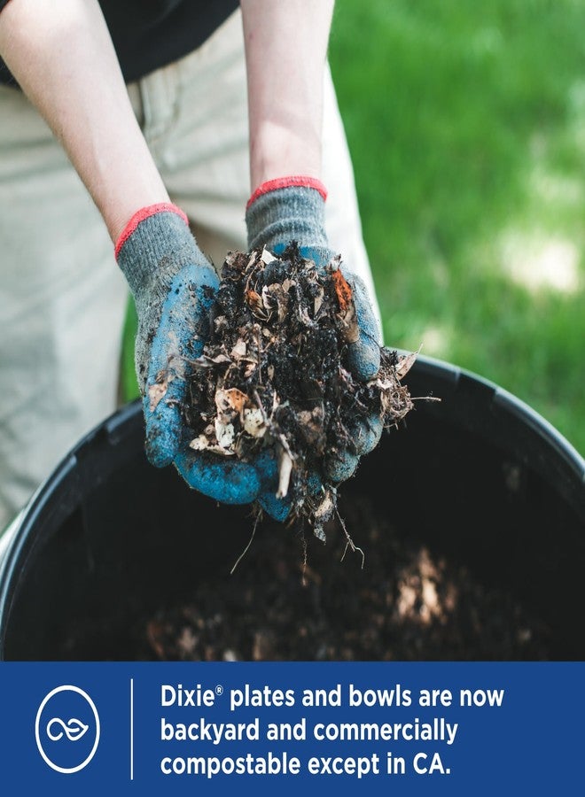 Dixie Small Paper Bowls, 10 Oz, 72 Count, Microwave-Safe, Soak-Proof, Disposable Bowls Great For Snacks, Dessert, And Light Lunch Meals - Image 5