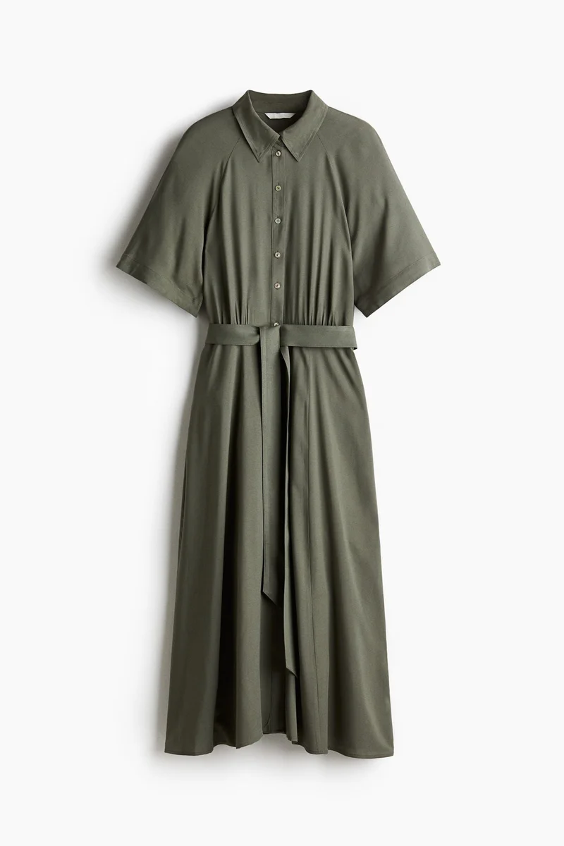 H&M Belted Shirtwaist Dress