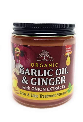 ESSENTIAL PALACE Organic Garlic oil  Ginger with Onion extracts grow  edge treament pomade 4 onces pack of 1 Pink - Image 1