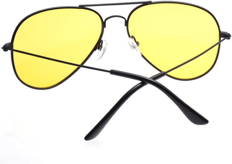 Outray Aviator Sunglasses for Men Women Night Vision Polarized Metal Frame Sunglasses for Driving-UV 400 Protection - Image 4