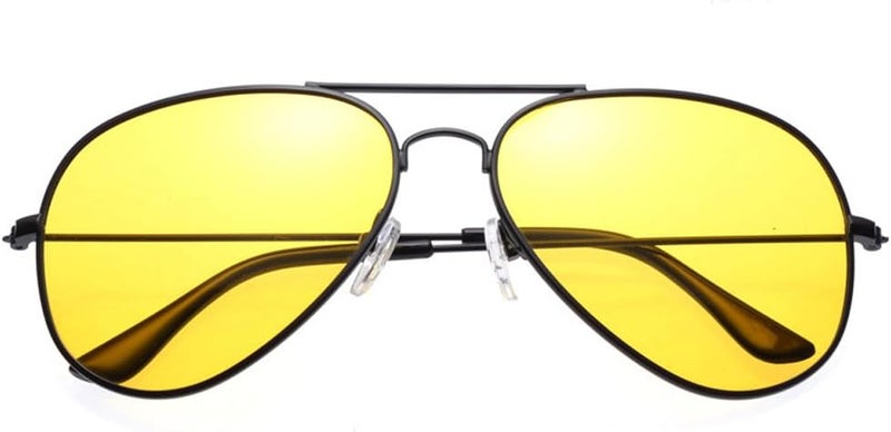 Outray Aviator Sunglasses for Men Women Night Vision Polarized Metal Frame Sunglasses for Driving-UV 400 Protection - Image 3