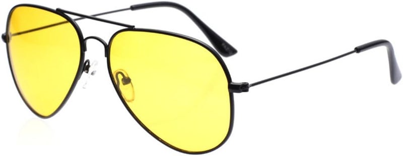 Outray Aviator Sunglasses for Men Women Night Vision Polarized Metal Frame Sunglasses for Driving-UV 400 Protection - Image 1