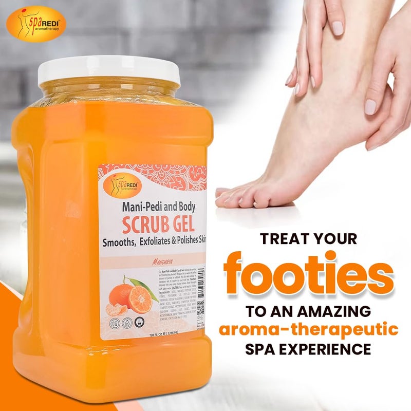 SPA REDI Professional Foot Treatment | Holistic Exfoliating Pedicure Solution for True Skin Rebirth | Visibly Smooth, Deeply Hydrated Feet & Elevated Client Satisfaction (Gallon) - Image 4