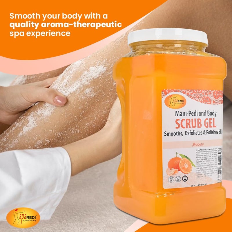 SPA REDI Professional Foot Treatment | Holistic Exfoliating Pedicure Solution for True Skin Rebirth | Visibly Smooth, Deeply Hydrated Feet & Elevated Client Satisfaction (Gallon) - Image 3