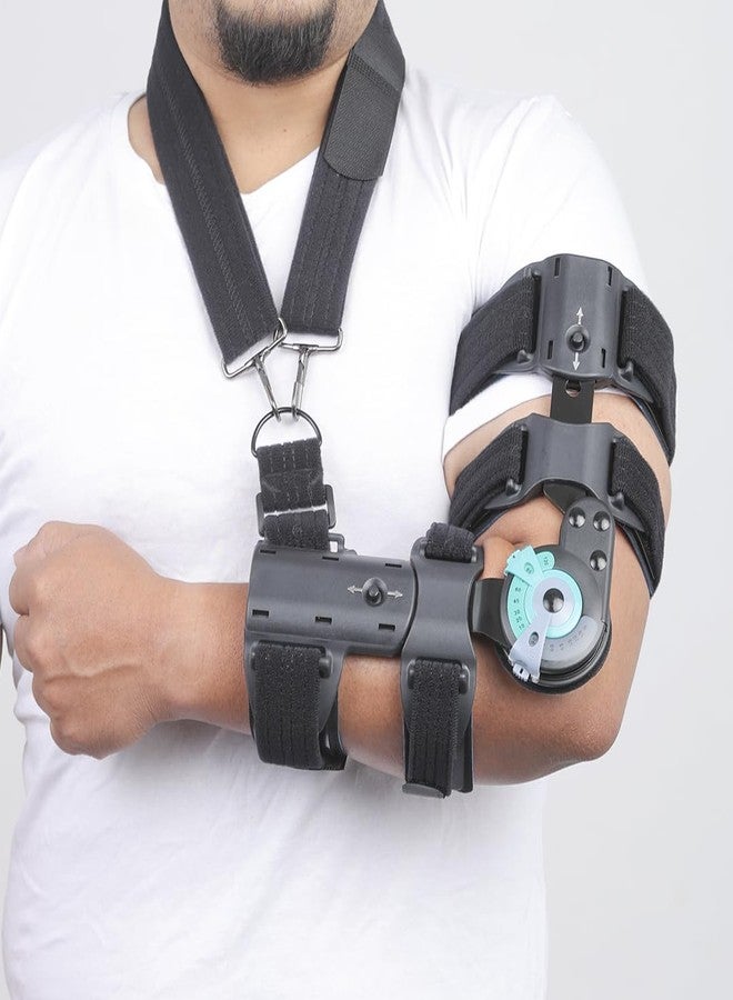 Dyna ROM Elbow Brace-Universal Size-Range of Motion Elbow Support (Right) - Image 2