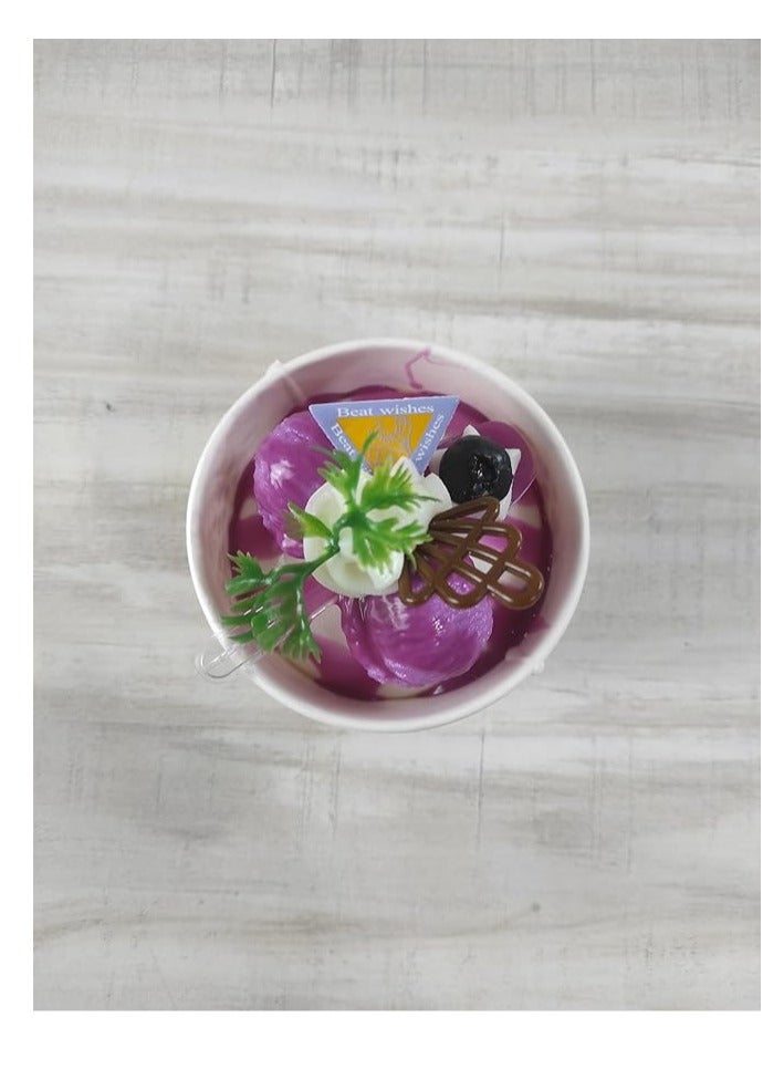 ملصقات مغناطيس الثلاجة، ملصق الأشكال المغناطيسية (ايس كريم بلوبيري)