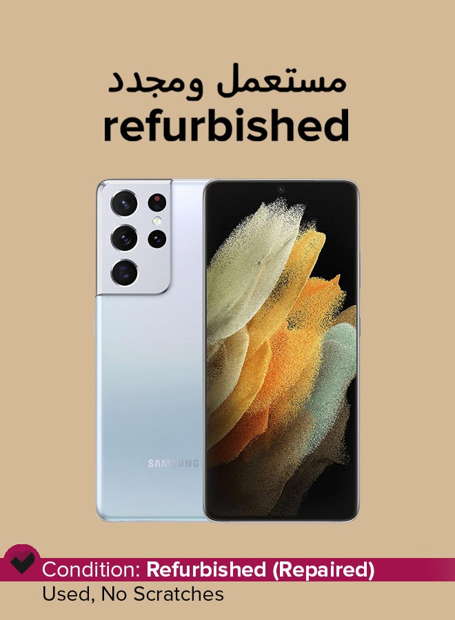Samsung Refurbished - Galaxy S21 Ultra 5G 256GB 12GB RAM Phantom Silver - International Version
