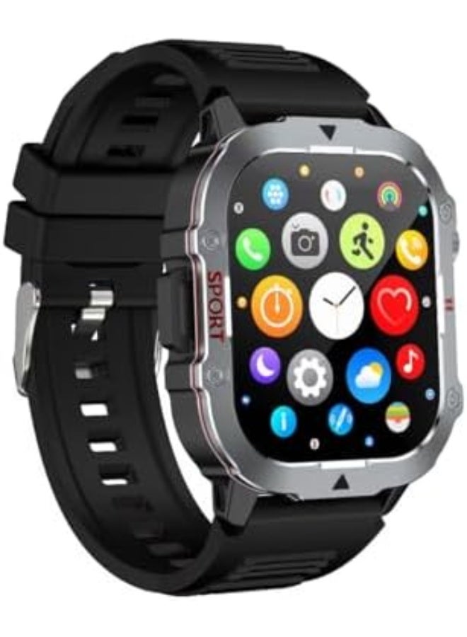 Smartwatch Pro 2025 – Bluetooth Calling, Wireless Charging, Health & Fitness Tracker, Sports Smart Watch for Men and Women, HD Display, Fashion Design, Compatible with Android - Image 1