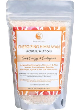 Himalayan Bath Salts  16oz Detoxifying Soak Bath Salt for Women Relaxing  Stress Relief  AllNatural  Perfect for Spa Foot Soak Muscle Recovery  Aromatherapy Salts