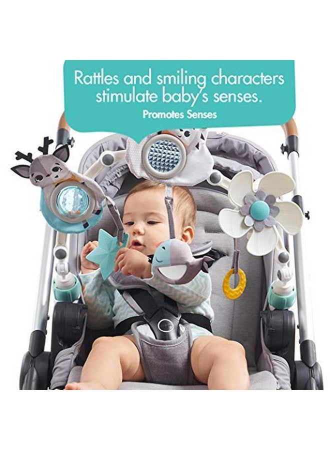 Tiny Love Black & White Sunny Stroll Stroller Arch, Magical Tales - Image 4