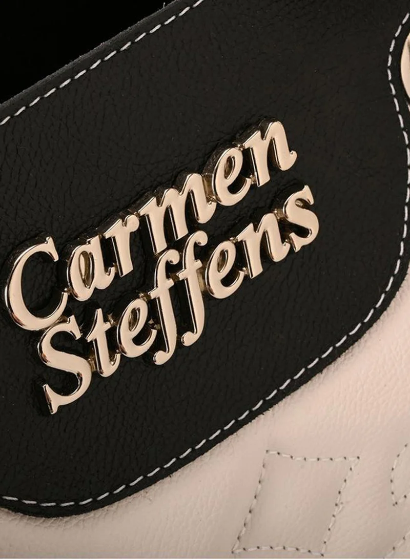 Carmen Steffens  White Leather Bag Bianco with Quilting for Women | Best Price UAE