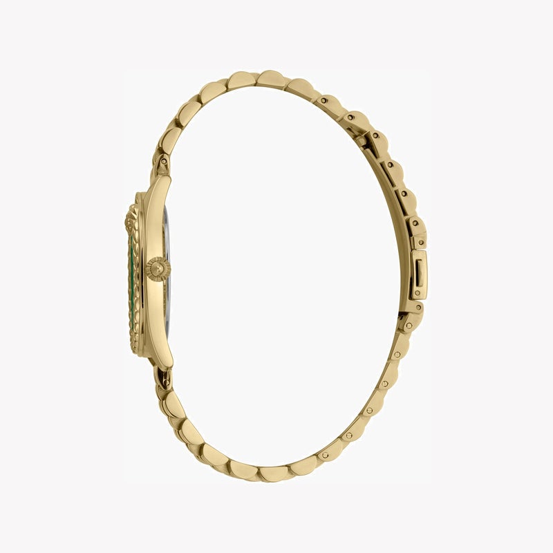 جاست كافالي ساعة جاست كافاللي للسيدات بهيكل من الفولاذ المقاوم للصدأ اللون الذهبي وسوار من الفولاذ المقاوم للصدأ اللون الذهبي - Image 3