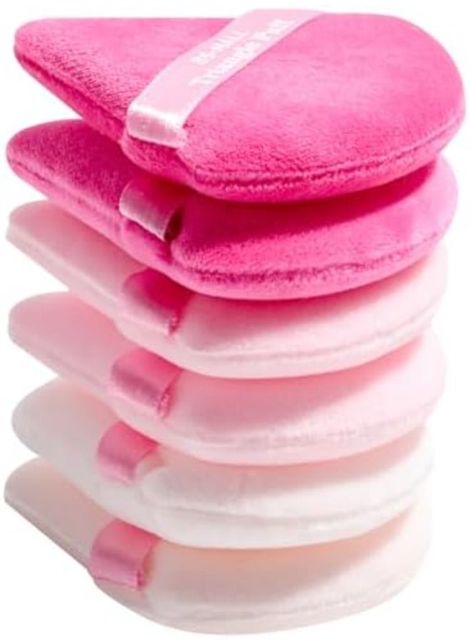 3 Pcs Triangle Powder Puff Set - For Precise Makeup and a Natural Look