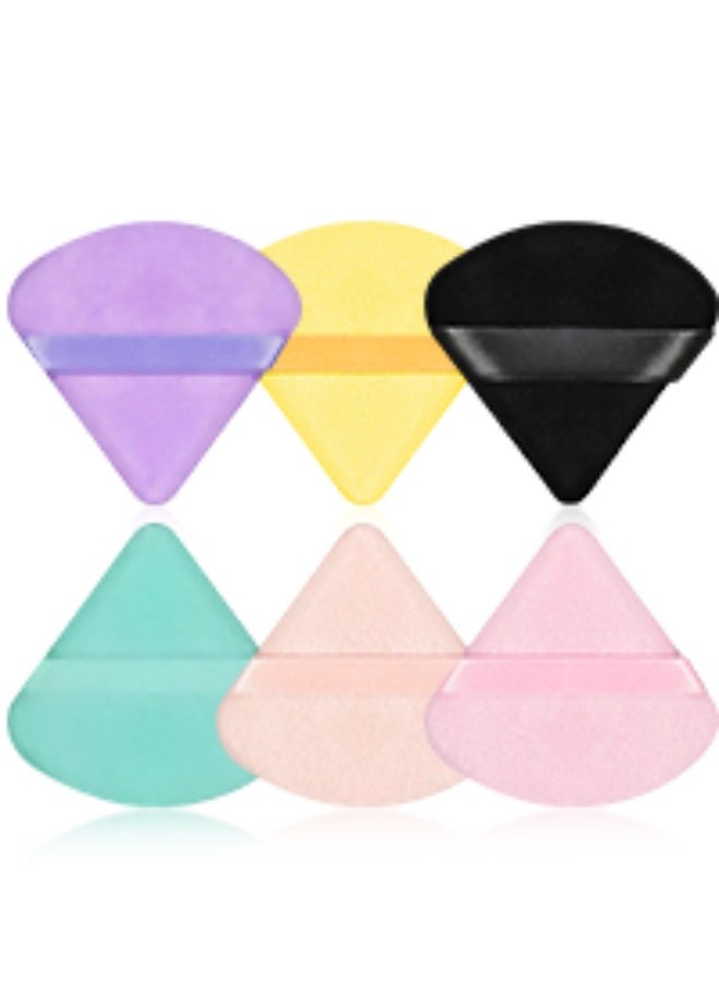 3 Pcs Triangle Powder Puff Set - For Precise Makeup and a Natural Look