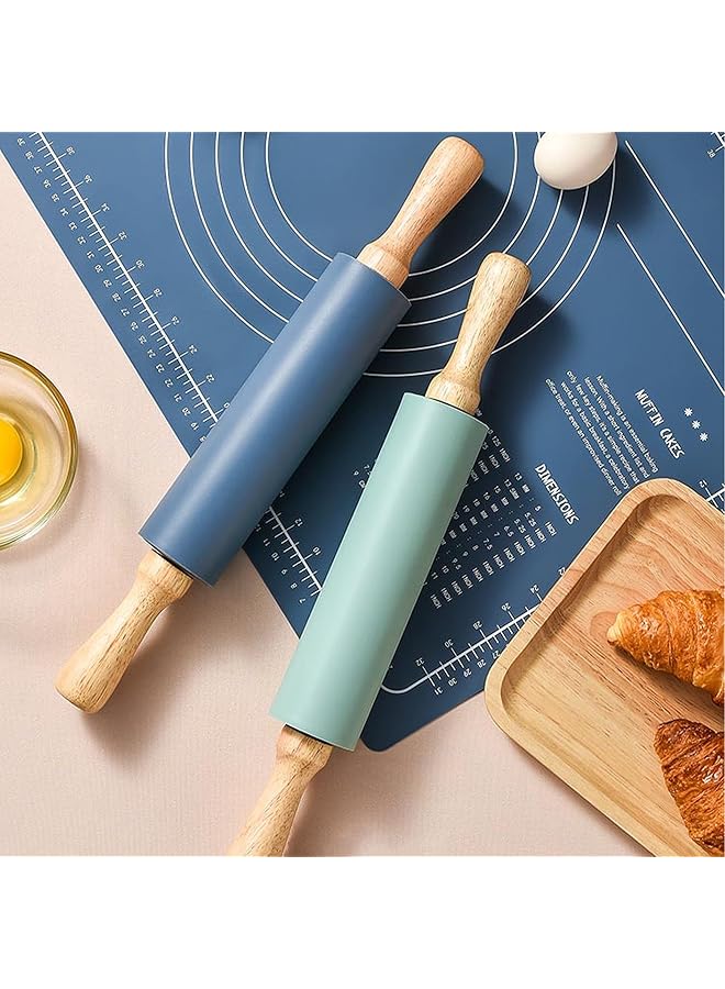 S-TOP Silicon Rolling Pin (Ocean Blue) - Image 1