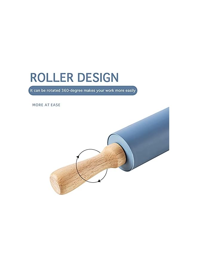 S-TOP Silicon Rolling Pin (Ocean Blue) - Image 3