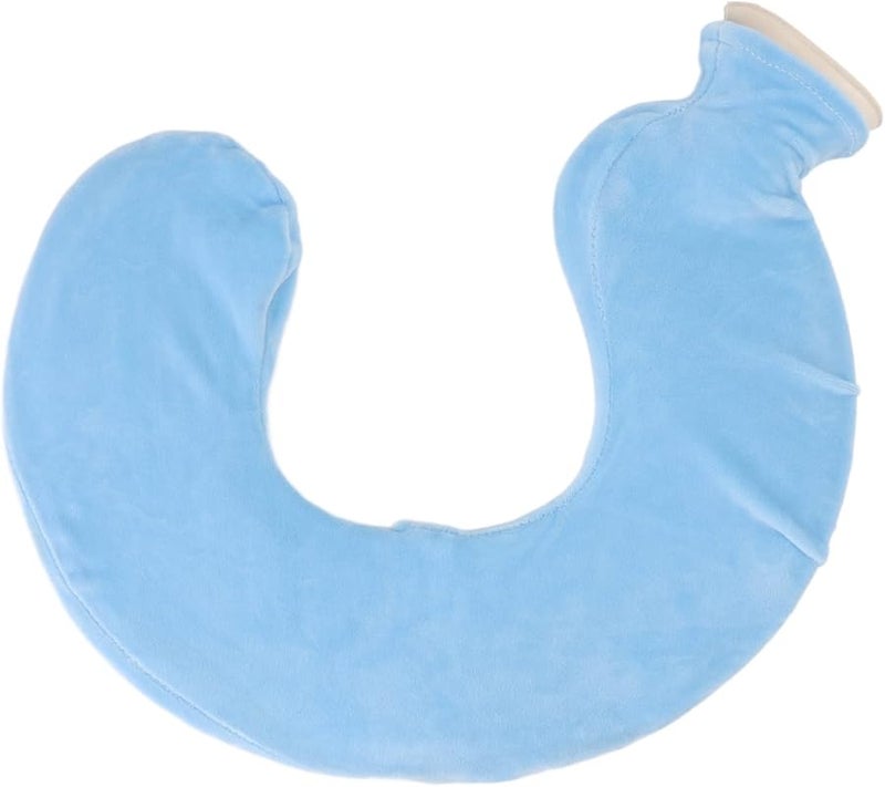 زجاجة ماء ساخن على شكل حرف U باللون الأزرق الفاتح لتخفيف الآلام العلاج بالحرارة والبرودة - Image 2