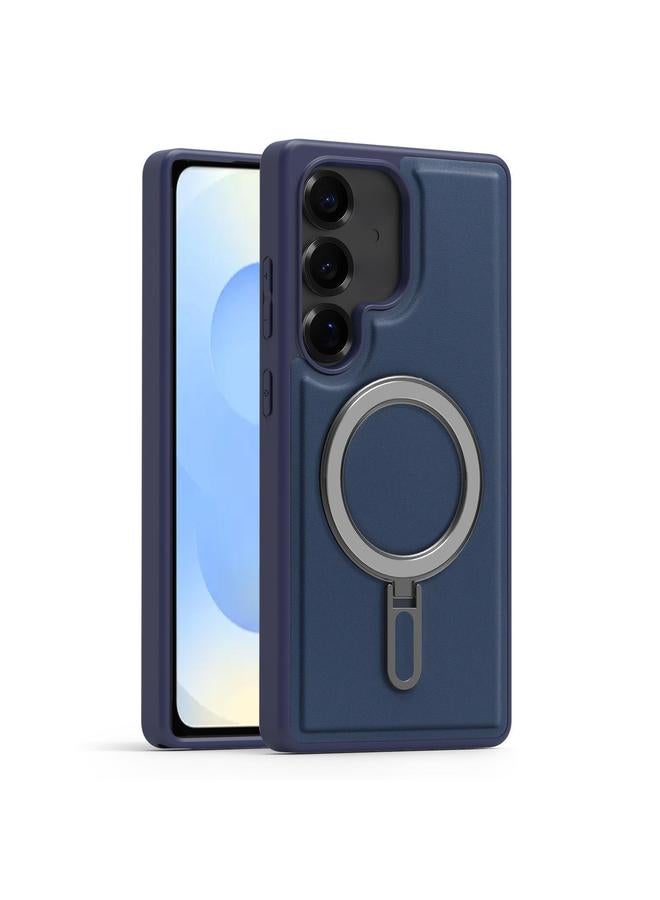 اس-توب جراب لهاتف Samsung Galaxy S25+ 5G، جراب هاتف مقاوم للصدمات مزود بحامل MagSafe فضي اللون - Image 1