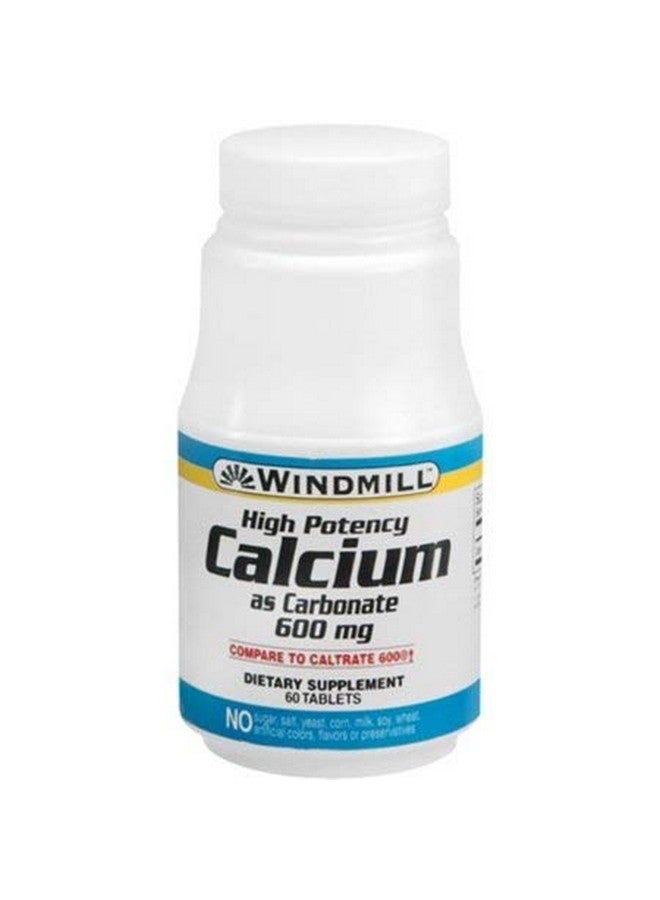WINDMILL Calcium Carbonate 600Mg 60 Tablets - Image 1