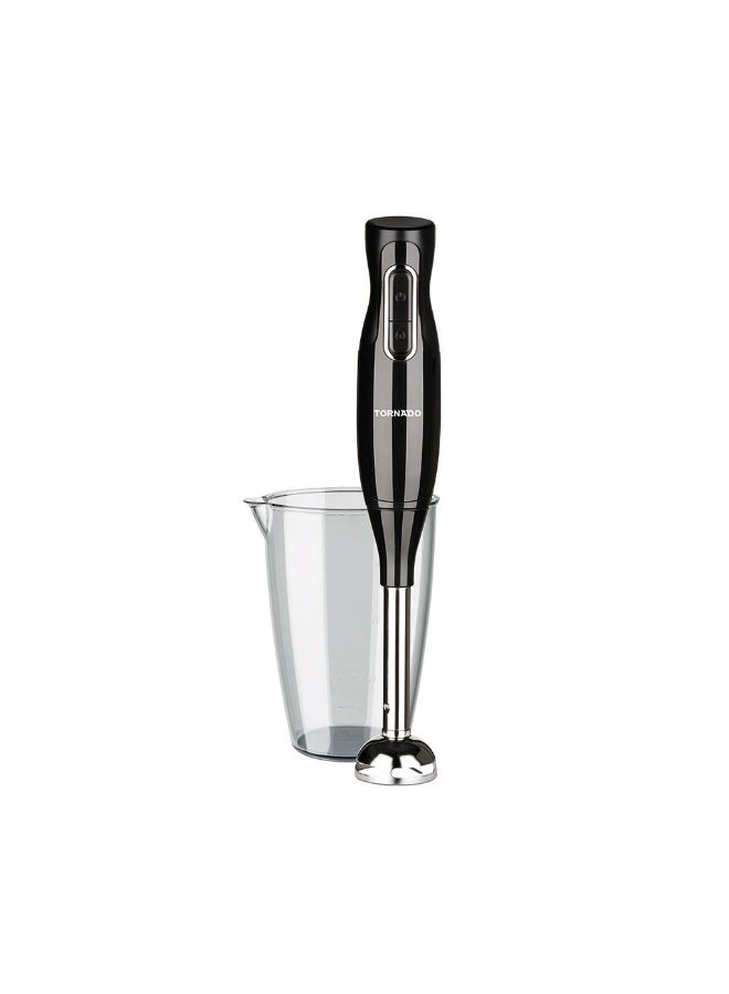 Hand blender, 1000 watts, multi-speed, with accessories (chopper, whisk, cup)