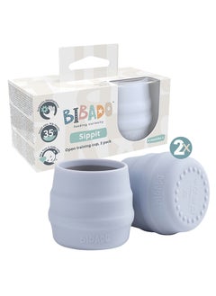 Sippit™ Silicone Trainer Cup 2-Pack, Suitable For 4 Months+, Transition To Open-Cup Drinking - Mist