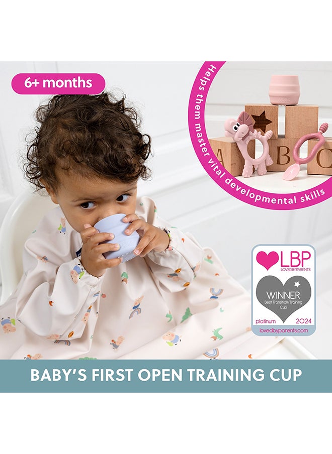 bibado - Sippit™ Silicone Trainer Cup 2-Pack, Suitable For 4 Months+, Transition To Open-Cup Drinking - Mist - Image 1