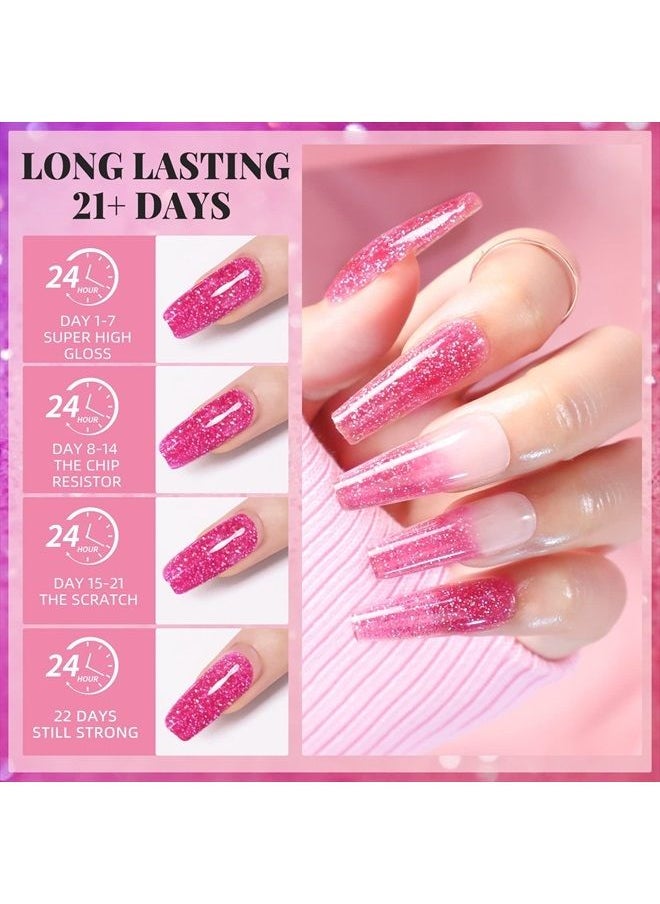 morovan - Poly Gel Nail Kit - 22 Colors Poly Nail Gel Kit with 48W LED Nail Lamp and Slip Solution Poly Nail Extension Gel Kit with Nail Drill & Matte Top Base Coat Set for DIY Nails Manicure Starter Ki - Image 1