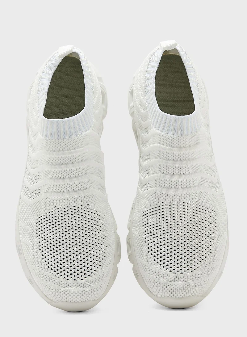 Seventy Five Knitted Casual Slip Ons