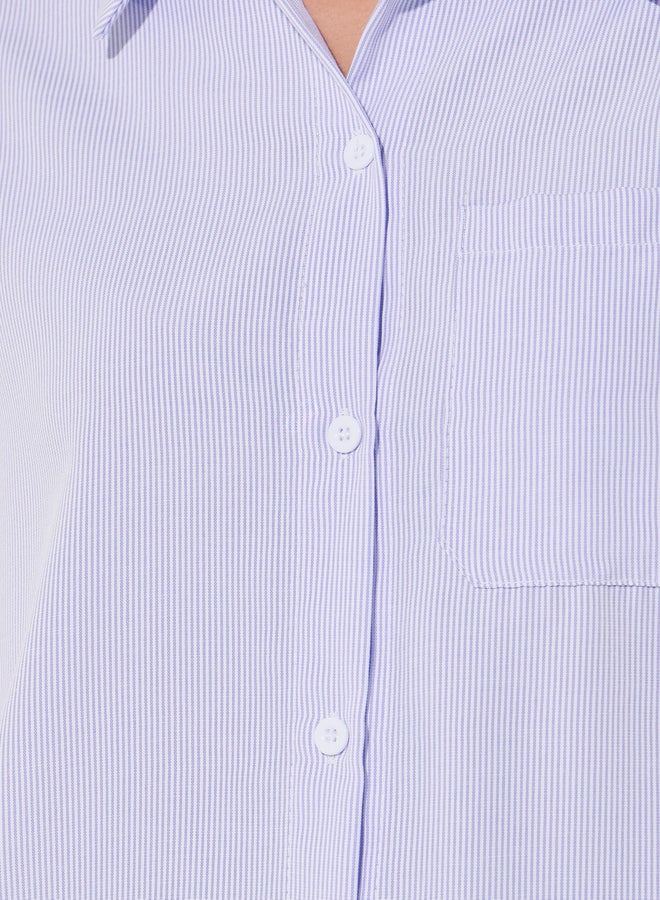 Take Two Striped Long Sleeve Shirt and Pants Co-Ords  - Image 4