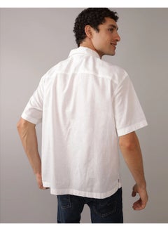 American Eagle Linen Blend Pullover Shirt  - Image 2