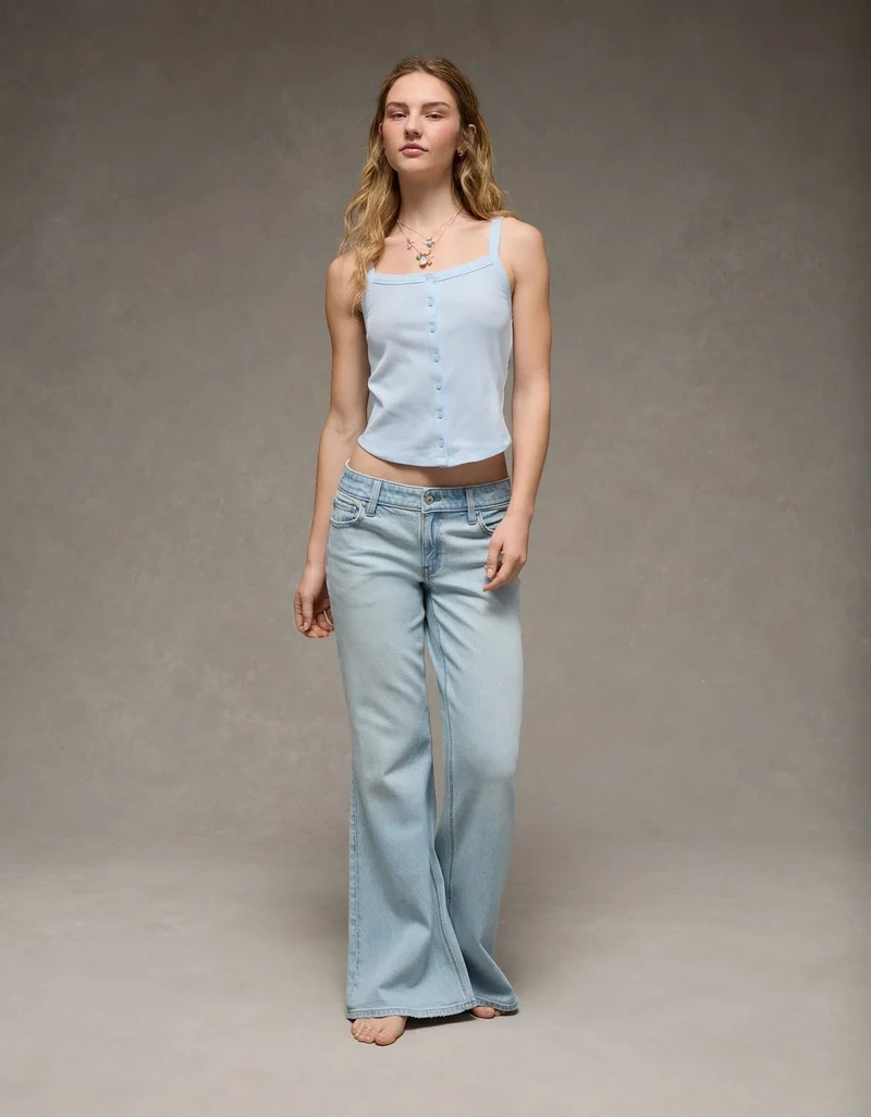 American Eagle  AE Button-Up Tank Top for Women | Best Price UAE