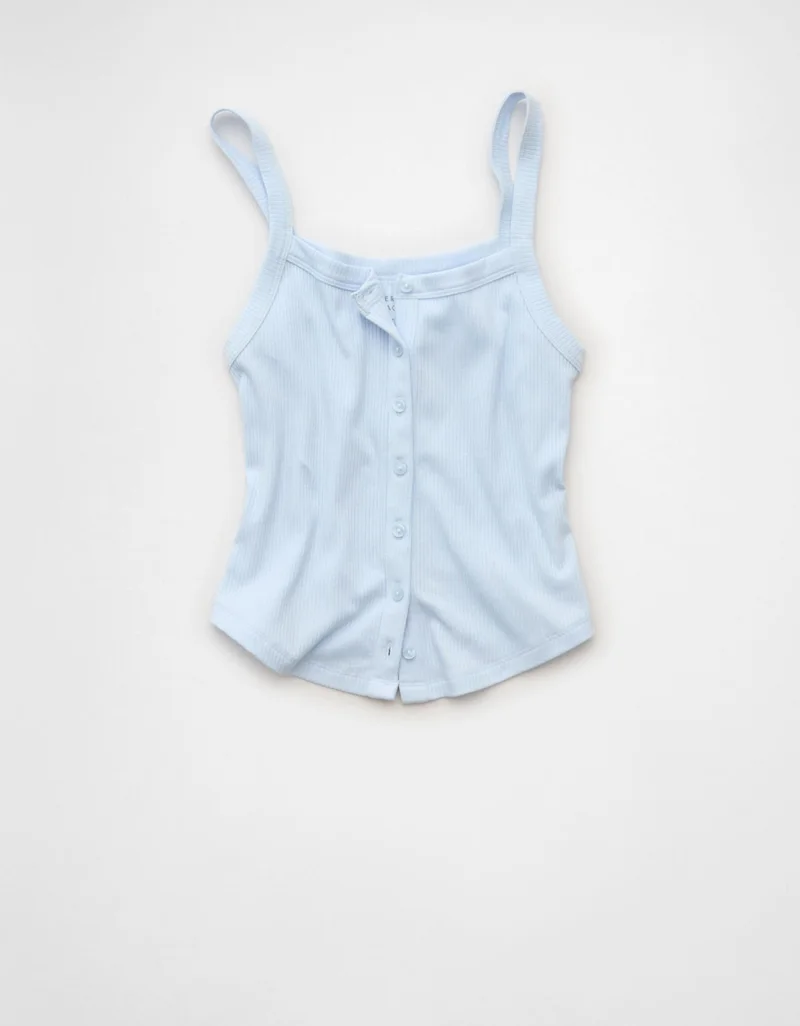American Eagle  AE Button-Up Tank Top for Women | Best Price UAE