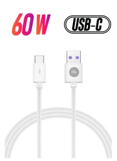 Filly USB Type C Cable 1M USB A to Type C Cable Nylon Braided Fast Charger Compatible with Samsung Galaxy S21, Note 20, MacBook Pro, Nintendo Switch, Huawei, iPad mini 6, GoPro Hero 7,PS5 Controller, 5A  - Image 1