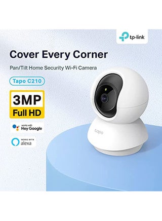كاميرا مراقبة منزلية واي فاي Tapo C210 HD كشف حركة الفيديو أ - view 2