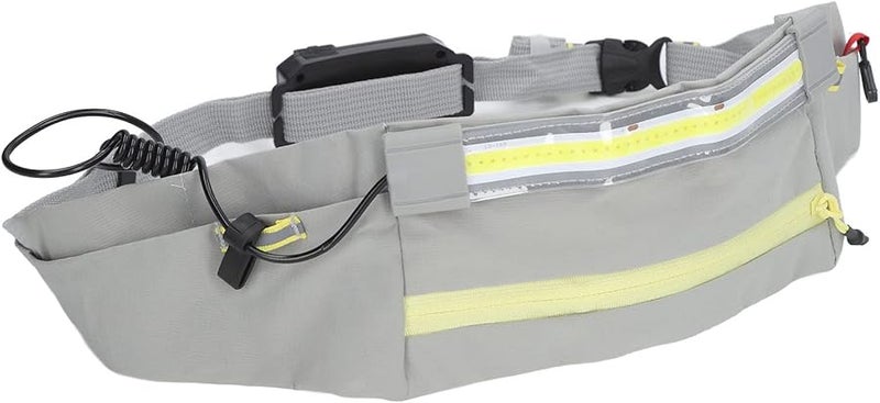 LED Belt Light 5 Modes Breathable Waist Bag for Night Hiking Fishing Running Black - Image 5