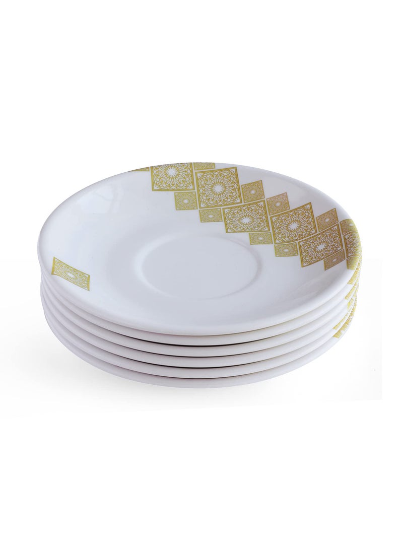 Superware Superware | Food Grade Melamine | Soup Set – Golddeko (18 pcs.) | Dinnerware, Tableware, Stain Free, Glazed Finish  - Image 4
