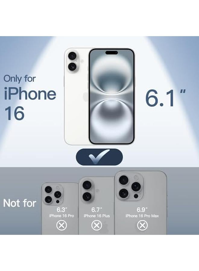 جي تيك جراب رفيع للغاية 0.35 مم لهاتف آيفون 16 مقاس 6.1 بوصة مع حماية كاملة لعدسة الكاميرا، خفيف الوزن، غير لامع، غطاء صلب بسيط من البولي بروبلين، شفاف غير لامع - Image 2