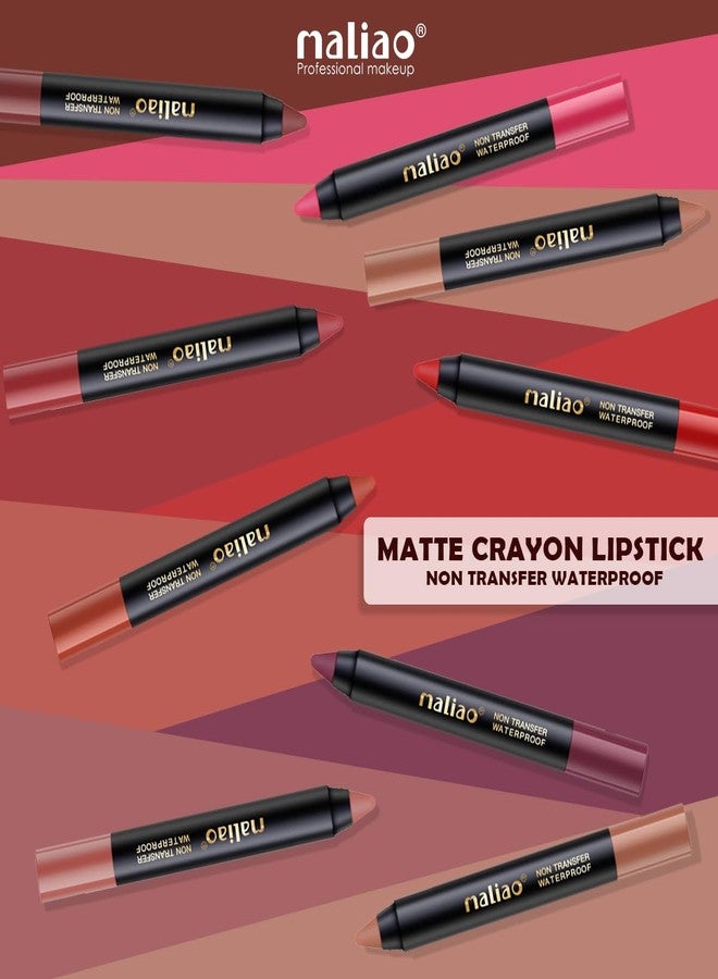 Maliao Long Lasting Crayon Lipstick up to 12 Hours Stay | Matte Finish | Waterproof | Non Transfer Lip Crayon (806) 4.2g - Image 4