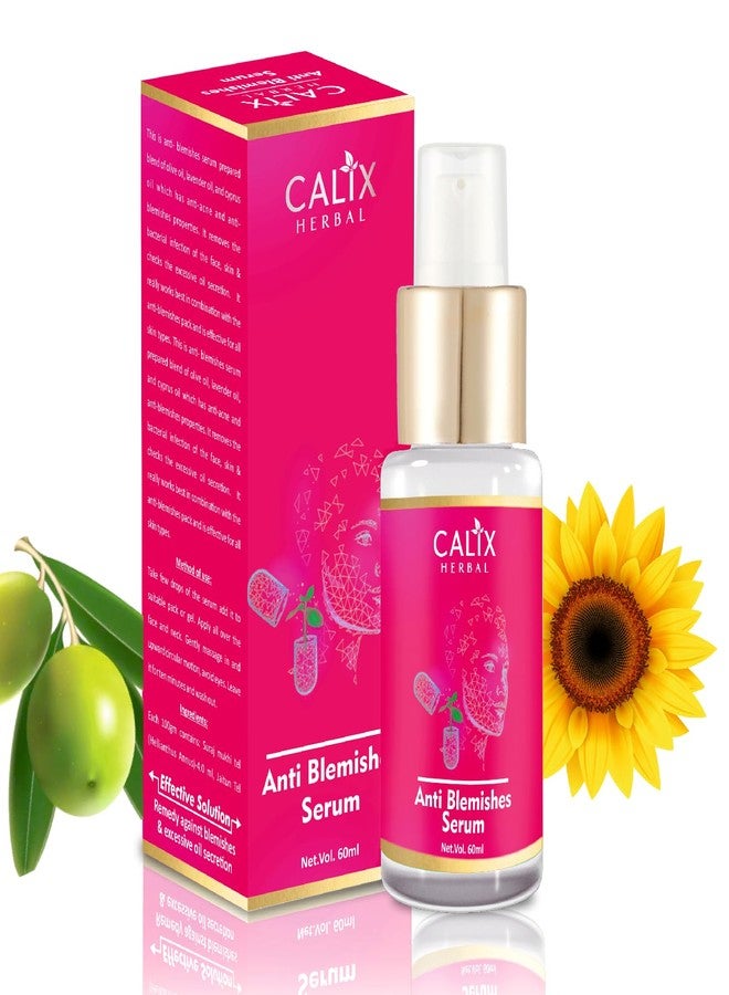 كلاليكس هيربال سيروم كاليكس العشبي العضوي والأيورفيدي للوجه، مضاد للعيوب، للبشرة المعرضة لحب الشباب، يقلل البقع، حب الشباب والندبات | سيروم لتنقية البشرة ومضاد للعيوب، مناسب للرجال والنساء وجميع أنواع البشرة - 60 مل - Image 1