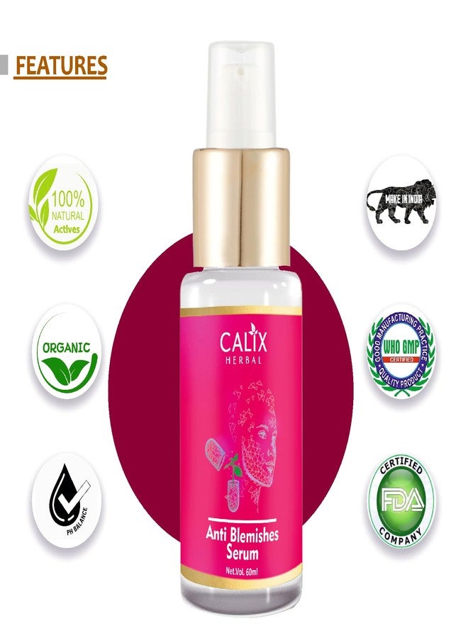 كلاليكس هيربال سيروم كاليكس العشبي العضوي والأيورفيدي للوجه، مضاد للعيوب، للبشرة المعرضة لحب الشباب، يقلل البقع، حب الشباب والندبات | سيروم لتنقية البشرة ومضاد للعيوب، مناسب للرجال والنساء وجميع أنواع البشرة - 60 مل - Image 5