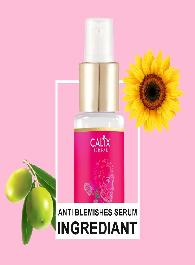 كلاليكس هيربال سيروم كاليكس العشبي العضوي والأيورفيدي للوجه، مضاد للعيوب، للبشرة المعرضة لحب الشباب، يقلل البقع، حب الشباب والندبات | سيروم لتنقية البشرة ومضاد للعيوب، مناسب للرجال والنساء وجميع أنواع البشرة - 60 مل - Image 3