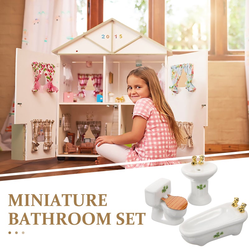 🚽 مجموعة مجسمات حمام صغيرة للعب الإبداعي - Image 5